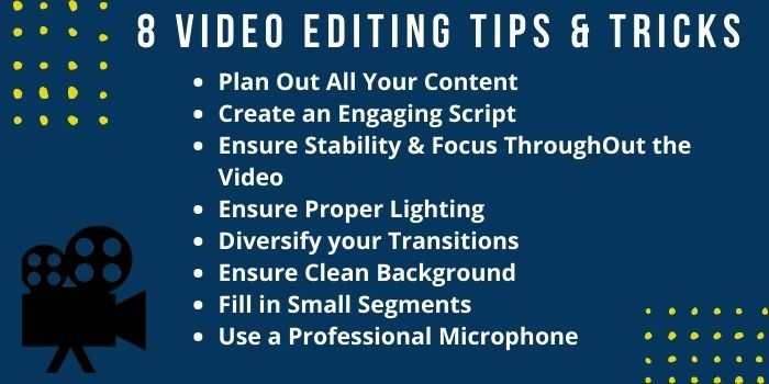8 Powerful Video Editing Tips